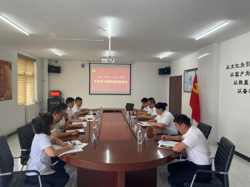 各基層單位黨史學(xué)習(xí)教育專題組織生活會召開