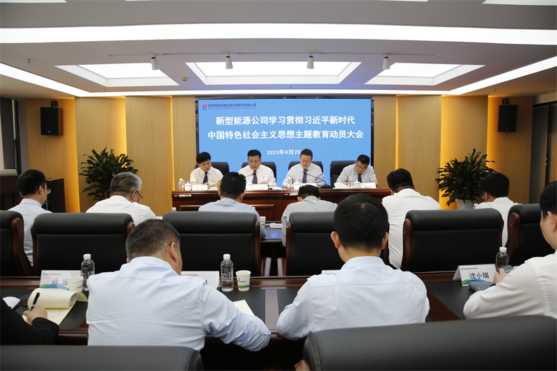 新型能源公司黨委召開學(xué)習(xí)貫徹習(xí)近平新時(shí)代中國特色社會(huì)主義思想主題教育動(dòng)員大會(huì)